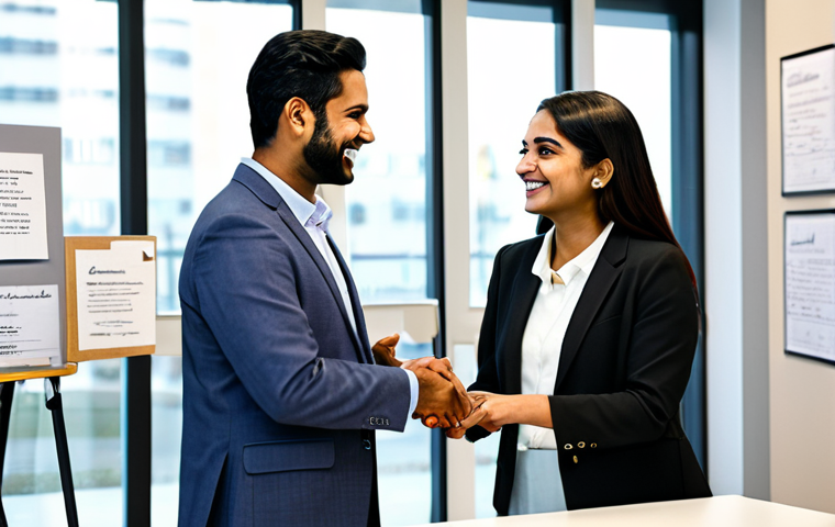 **

"A group of diverse professionals, fully clothed in modest, professional attire, engaged in a networking event at a modern office space decorated with Urdu calligraphy. They are smiling, exchanging business cards, and participating in a friendly conversation. The scene is brightly lit, conveying a sense of collaboration and opportunity. Focus on positive interactions and cultural sensitivity. Safe for work, appropriate content, professional, family-friendly, perfect anatomy, natural proportions, well-formed hands, proper finger count."

**
